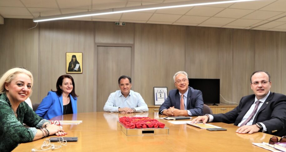 Ά. Γεωργιάδης:  Συνάν-τηση με τον πρόεδρο της «Ελλα-Δικα Μας»