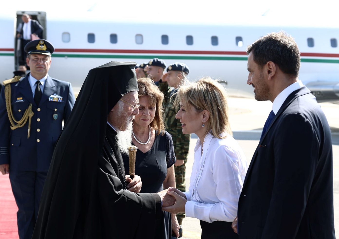 Χ. Αλεξοπούλου: Στην υποδοχή του Πατριάρχη Βαρθολομαίου