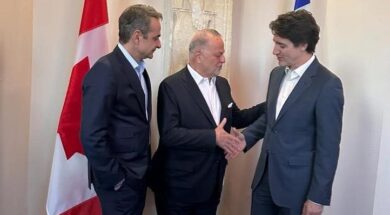 Mitsotakis Mytilinaios Trudeau Justin 31 03 24