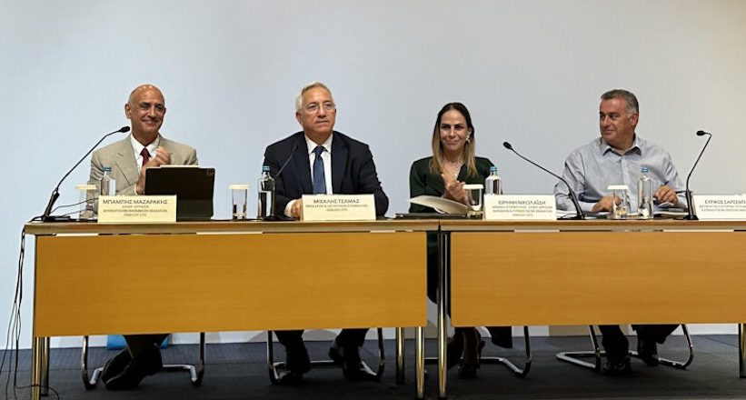 «Παραδίδω τον ΟΤΕ σε εξαιρετική κατάσταση», είπε ο Μιχάλης Τσαμάζ, επιτυχίες στον νέο CEO Κώστα Νεμπή