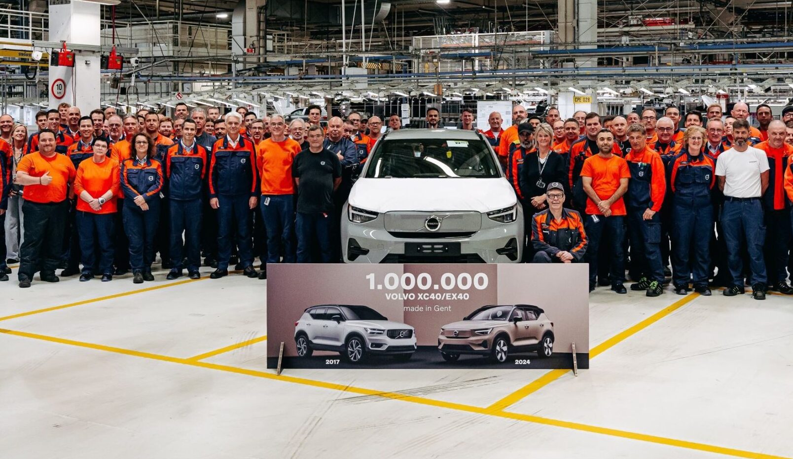 Volvo XC40/EX40: Kατέκτησε στη Γάνδη ένα σημαντικό ορόσημο