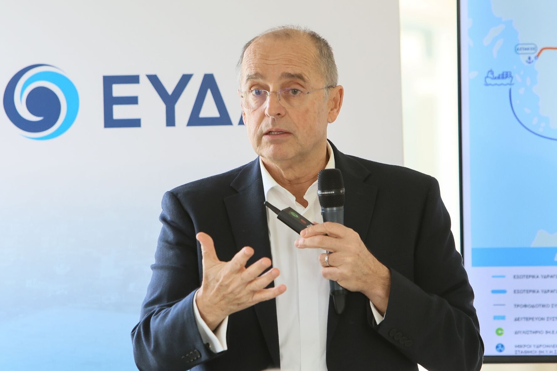 Η ΕΥΔΑΠ έχει καταθέσει σχέδια για λειψυδρία και υδρομετρητές, είπε ο CEO Χάρης Σαχίνης