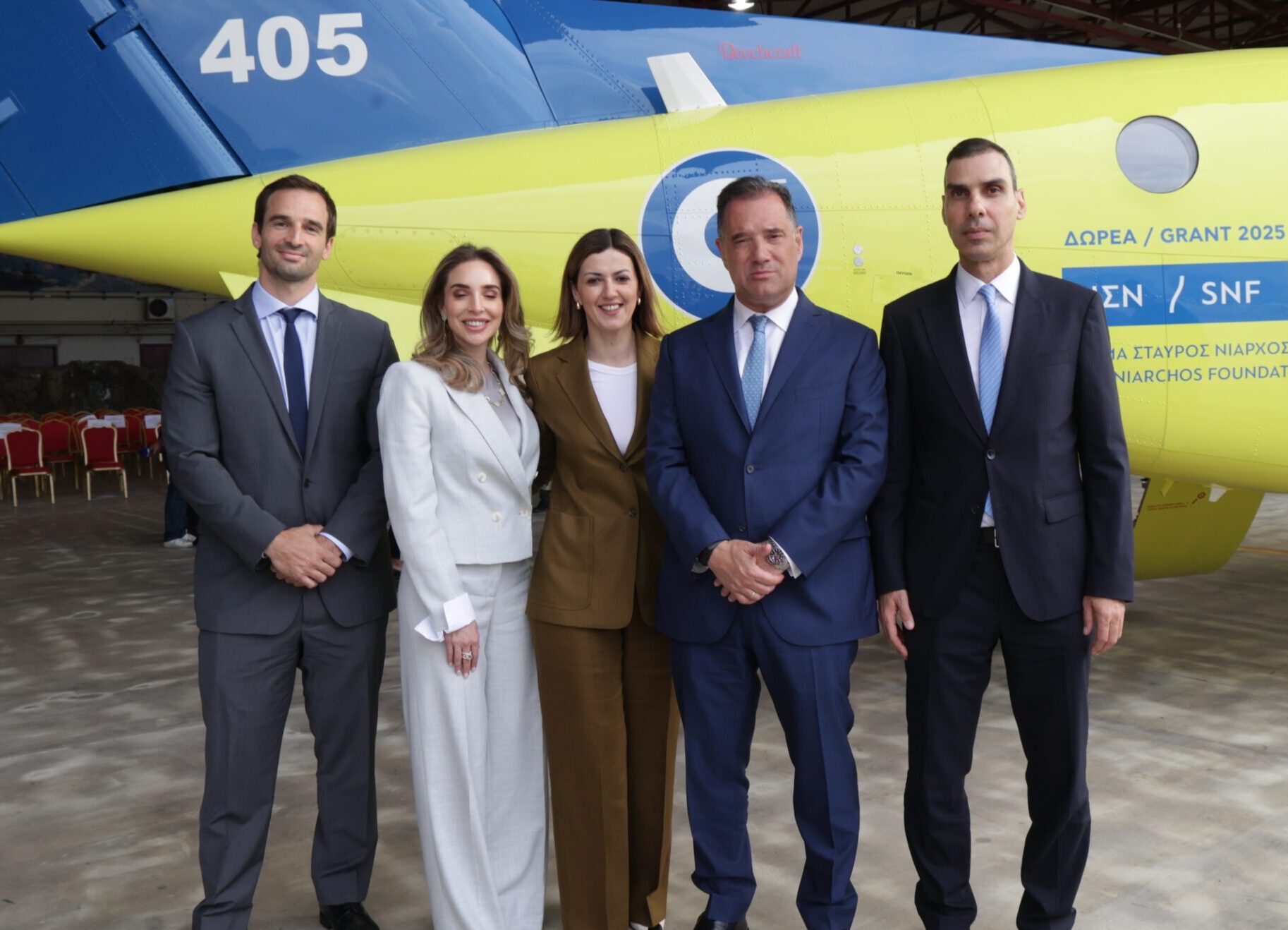 ΕΚΑΒ: Παραλαβή αεροσκάφους από το Ίδρυμα Σταύρος Νιάρχος (ΙΣΝ) για την ενίσχυση του στόλου του ΕΚΑΒ