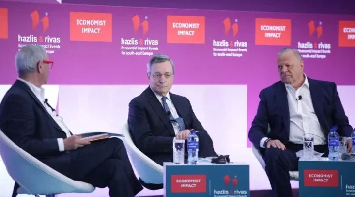 Στην άμυνα, ενέργεια, επανεκκίνηση της βιομηχανίας, για την ΕΕ, εστίασαν M. Draghi-Ευ.Μυτιληναίος