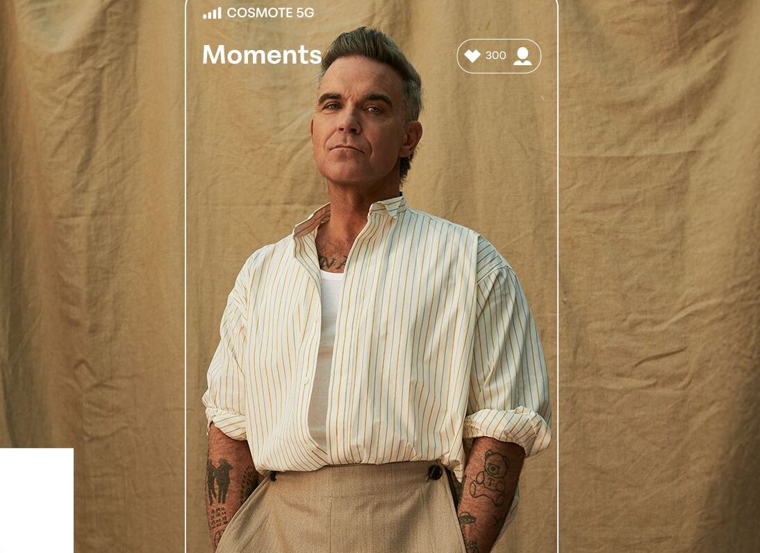 COSMOTE TELEKOM: Ο Robbie Williams, παρουσιάζεται στο Παναθηναϊκό Στάδιο