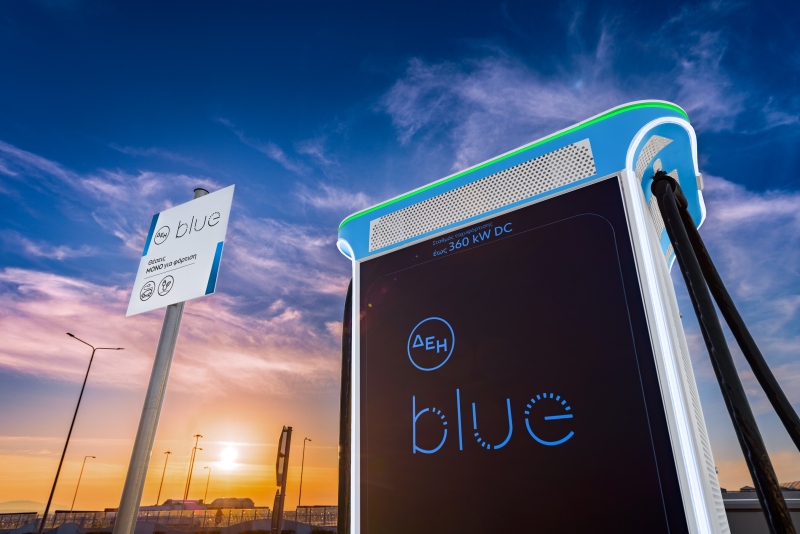 ΔΕΗ blue: Δυναμική ανάπτυξη, με πάνω από 3.000 σημεία φόρτισης