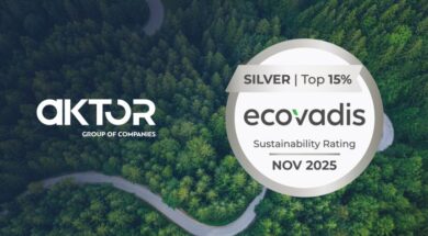 AKTOR Group – ECOVADIS 30 11 25