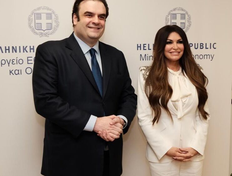 Kυριάκος Πιερρακάκης: Συνάντηση με την Kimberly Guilfoyle