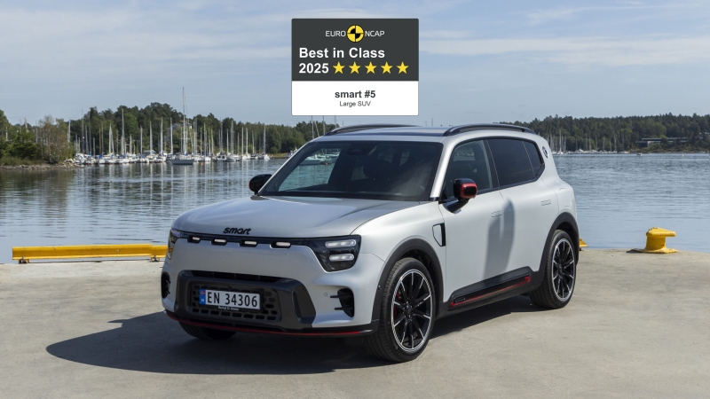 smart #5: Διακρίθηκε, ως το πιο ασφαλές μεγάλο SUV για το 2025