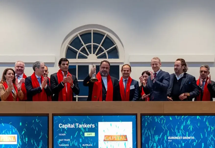 Το καμπανάκι στο μεγαλύτερο ναυτιλιακό IPO, την Capital Tankers στο Όσλο, χτύπησε ο Β. Μαρινάκης
