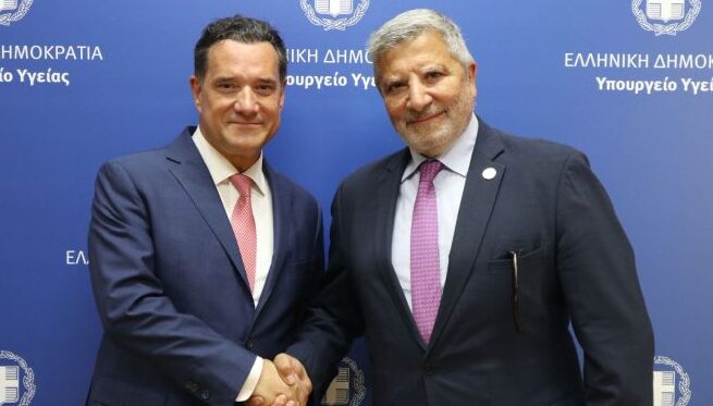 Άδωνις Γεωργιάδης: Τη διαχείριση του clawback, συζήτησε με τον πρόεδρο του ΙΣΑ Γιώργο Πατούλη