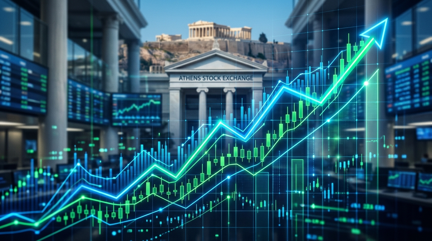 Χρηματιστήριο Αθηνών: Νέα κορυφή 17 ετών στις 2.629 μονάδες με ορμή από τράπεζες και ενέργεια