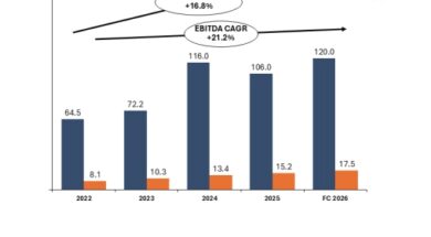 Ideal IT REVENUE – EBITDA GROWTH 2022-2025 04 10 26